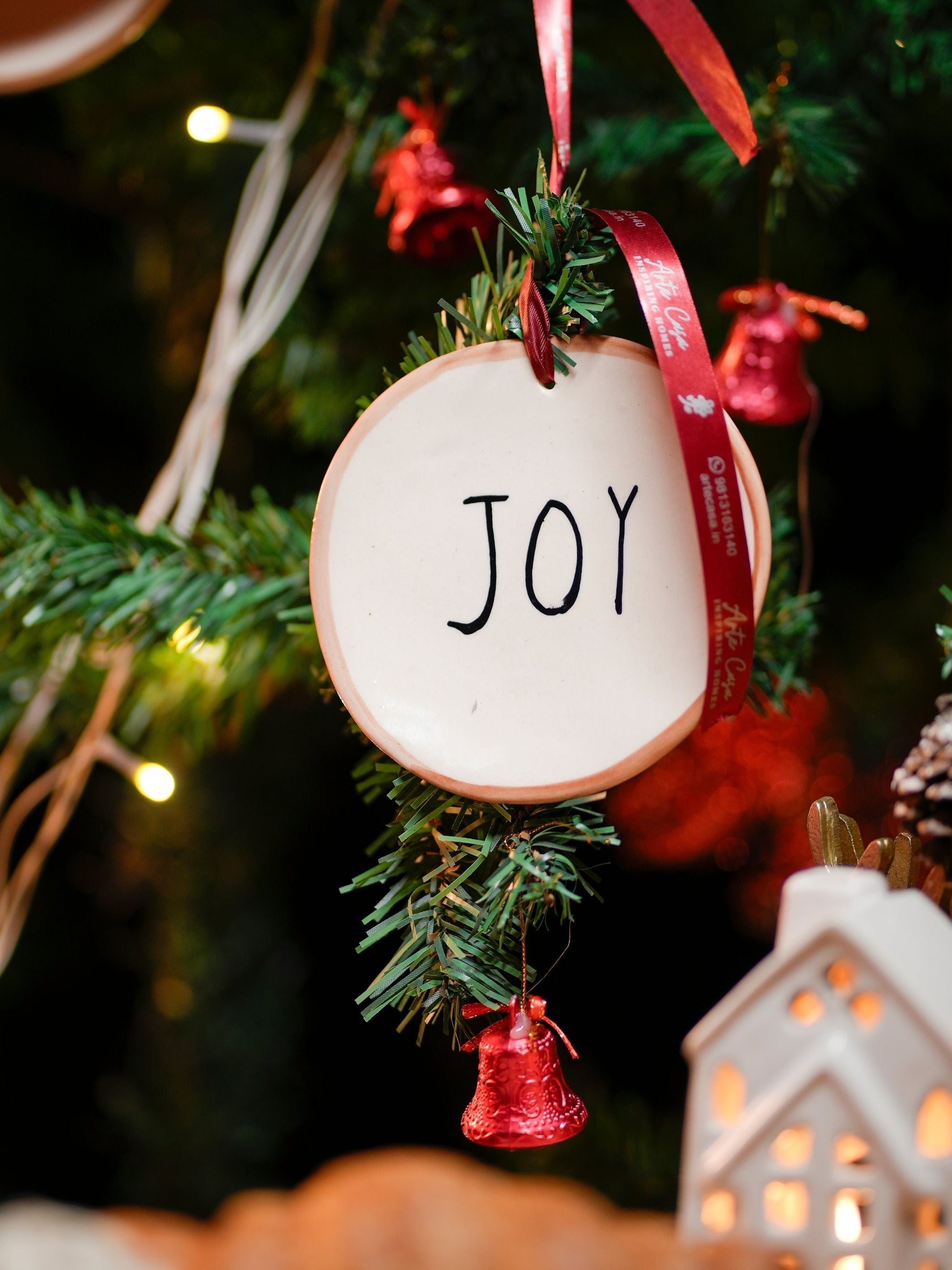Joy festive ornament