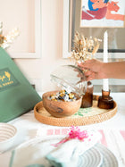 Chic glass dome server