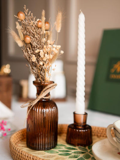 Dried blossom charm set