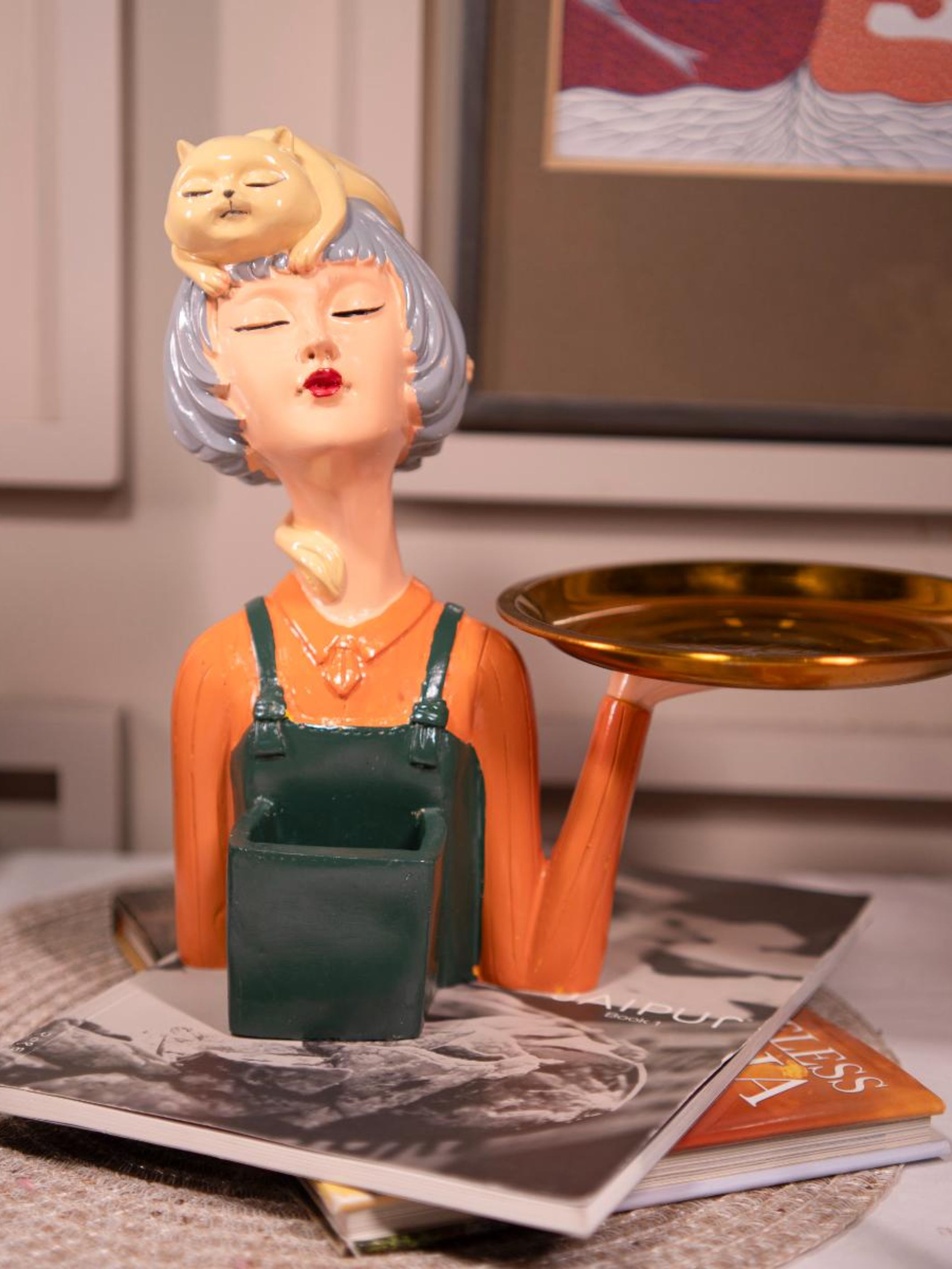 glamorous serving girl