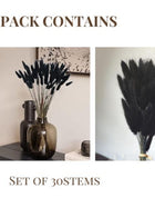 Black Bunny Tails