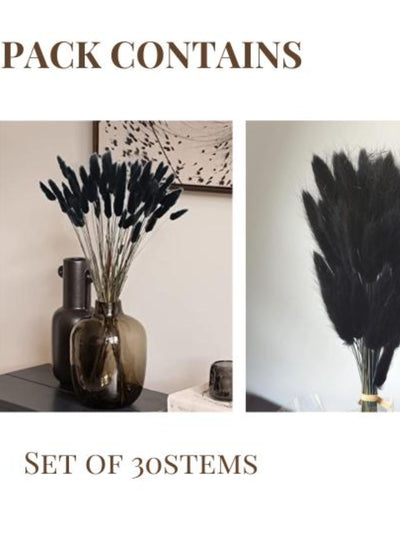 Black Bunny Tails