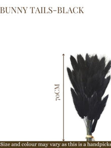 Black Bunny Tails