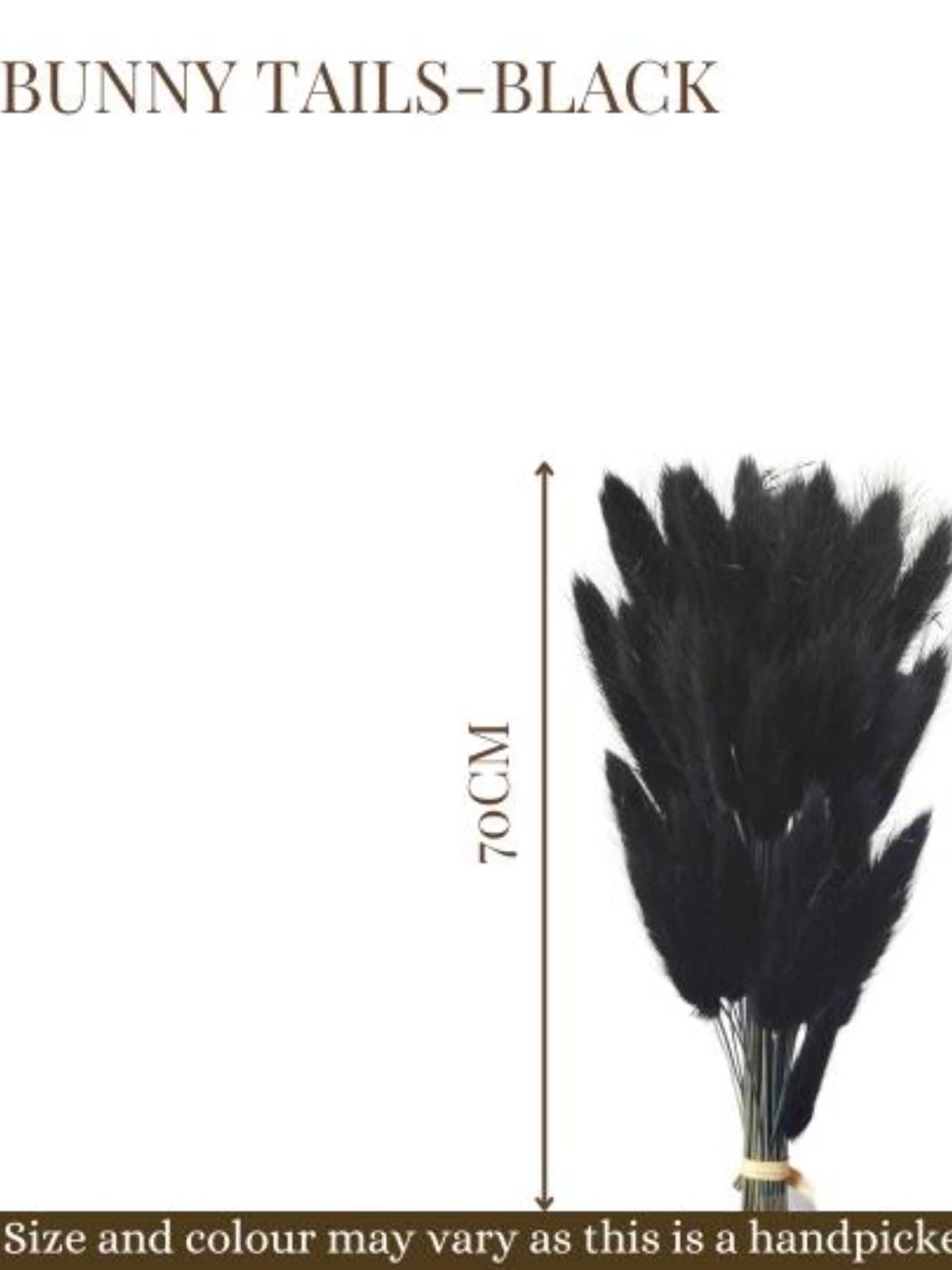 Black Bunny Tails