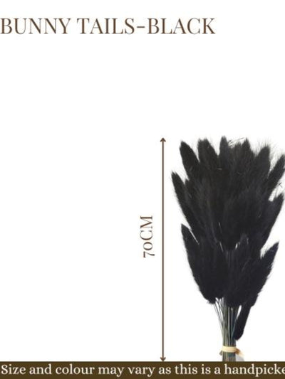 Black Bunny Tails