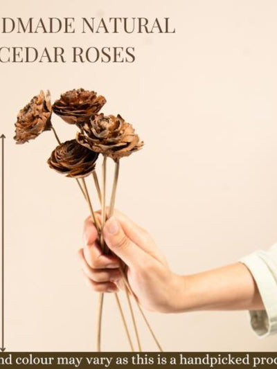 Handmade natural Cedar Roses