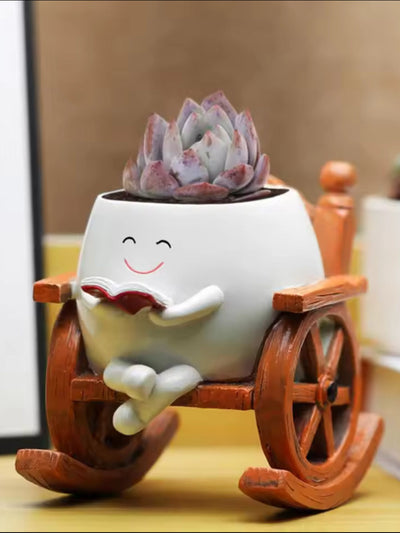 Seat of Stories planter