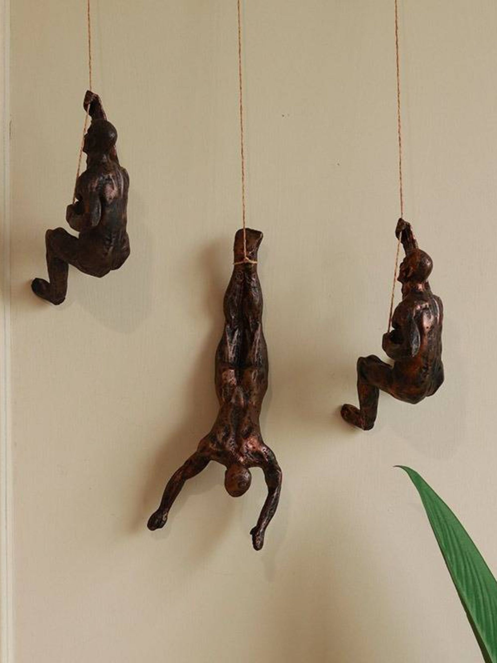 The Climbing crew Wall Hanging (Set of 3)-Copper