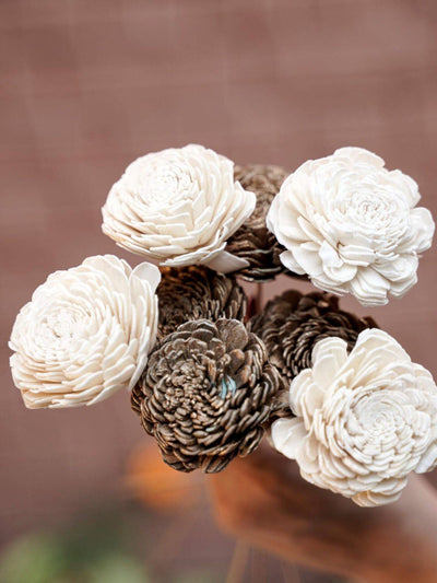 Sola Flower-Golden White