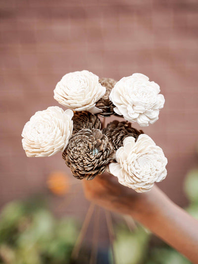 Sola Flower-Golden White