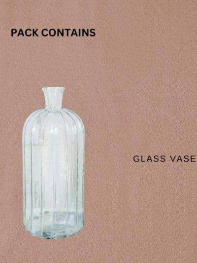 Glass horizontal vase