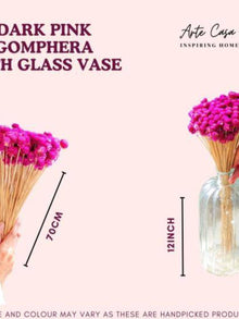 Gomphera with Crystal Glass vase