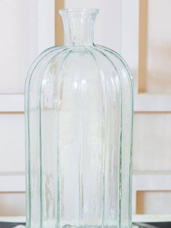 Glass horizontal vase