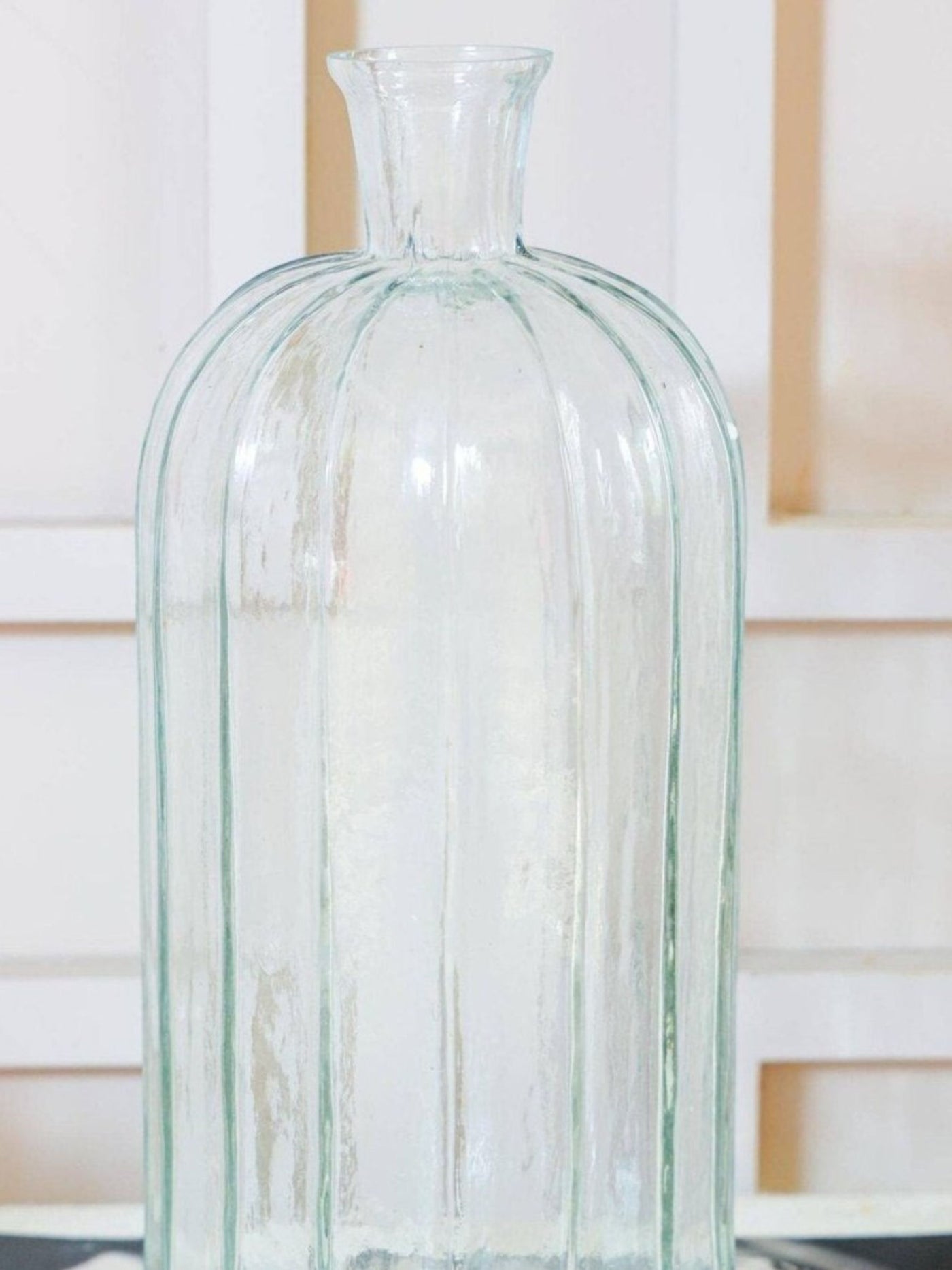 Glass horizontal vase