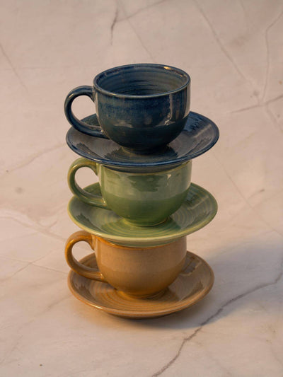Beige Bloom Tea set