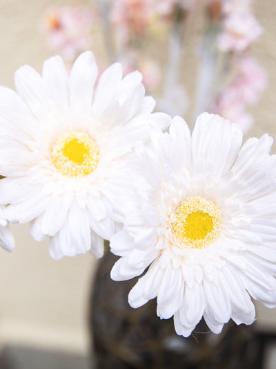 Artificial Flower Gerbera White