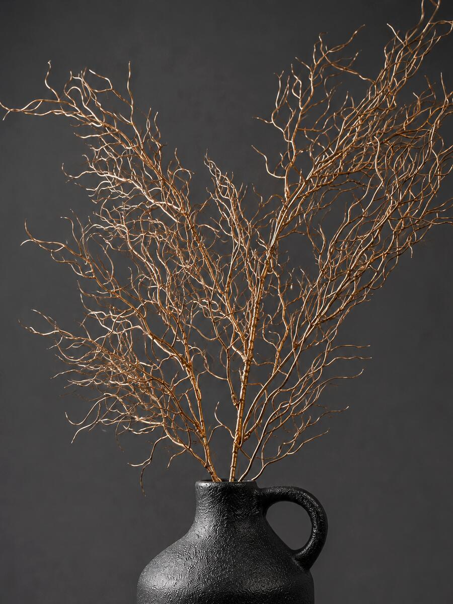 Decorative Artificial Golden Shrub
