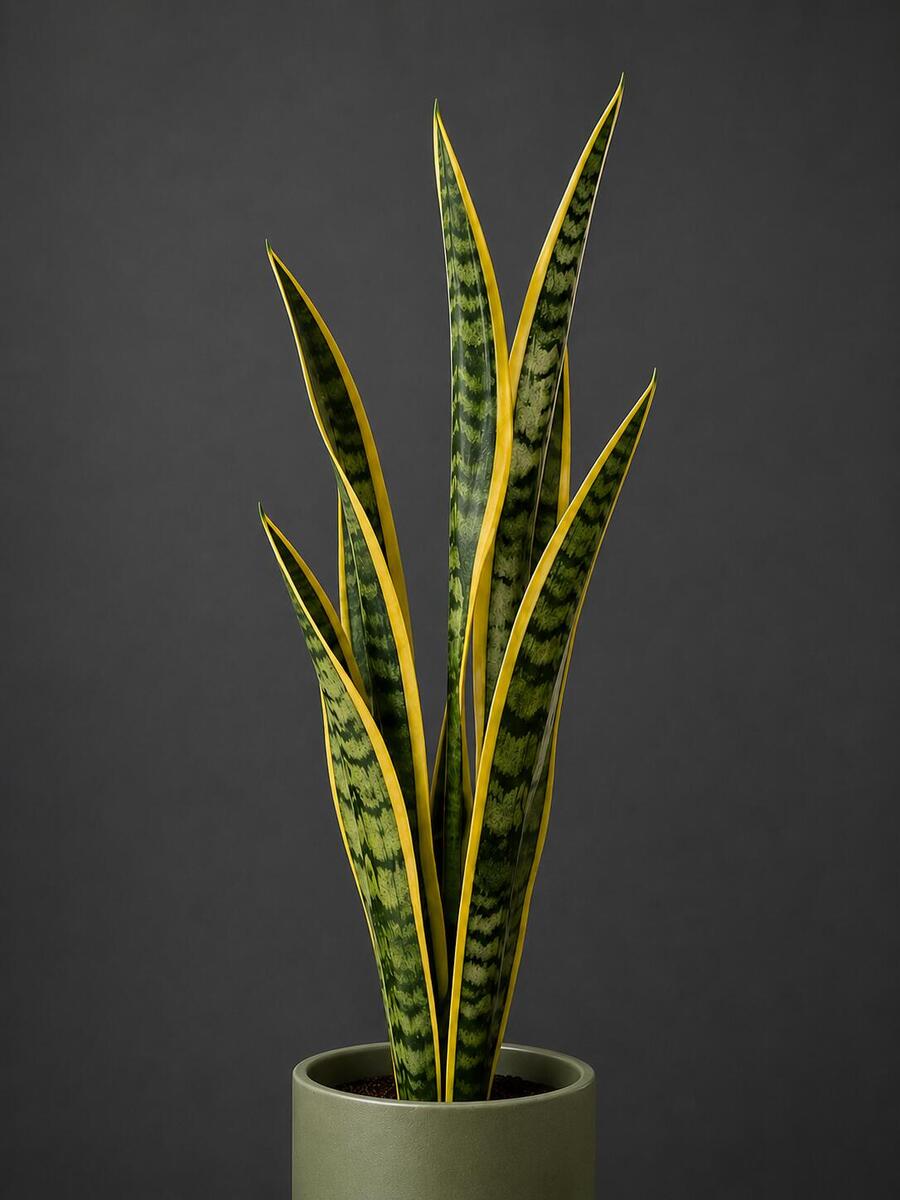 Premium Artificial Snake Plant Leaves