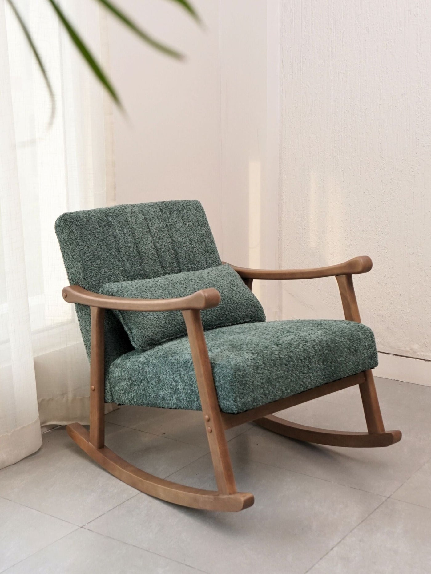 Rocking Chair - Astra Boucle Green