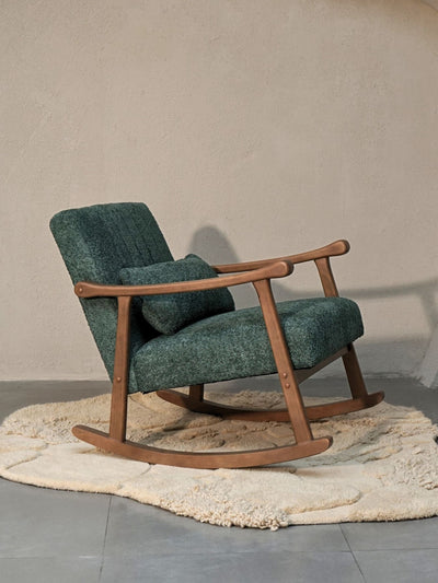 Rocking Chair - Astra Boucle Green