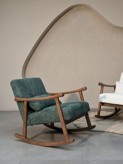 Rocking Chair - Astra Boucle Green