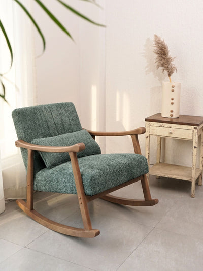 Rocking Chair - Astra Boucle Green