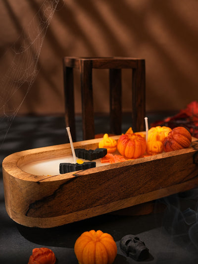 Autumn Leaf & Pumkin Soy Wax Candle