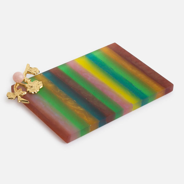 MIRANDA-RESIN MULTICOLOR PLATTER