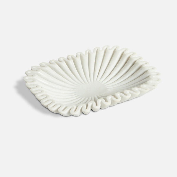 Curvatura - MARBLE CURVED PLATTER