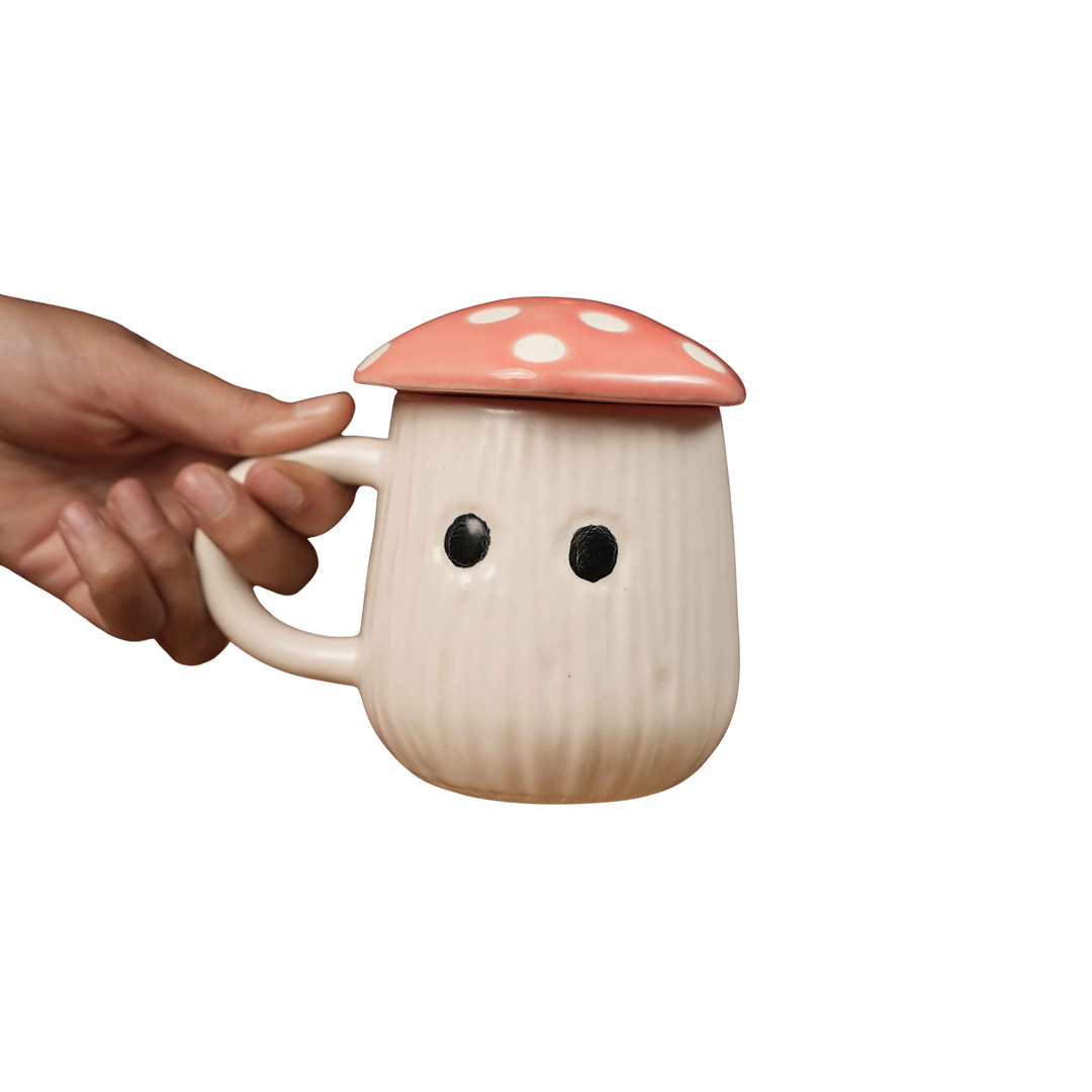 Shroom Sip Mug- Pink