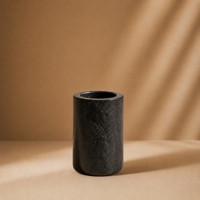 Handmade Luxe - Black Bathroom Set with panther