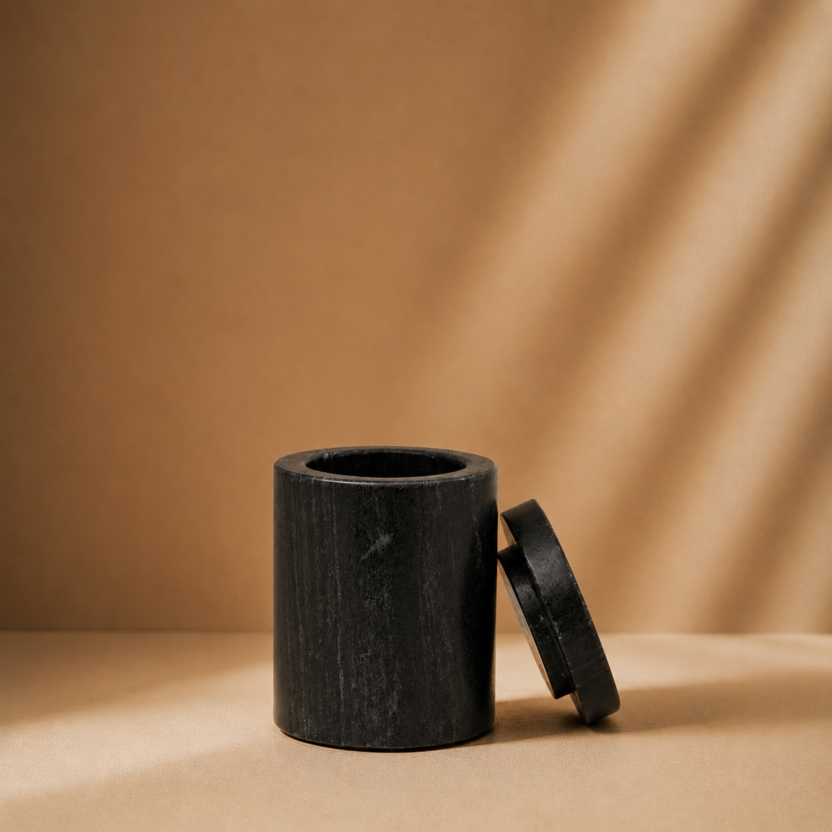 Handmade Luxe - Black Bathroom Set with panther