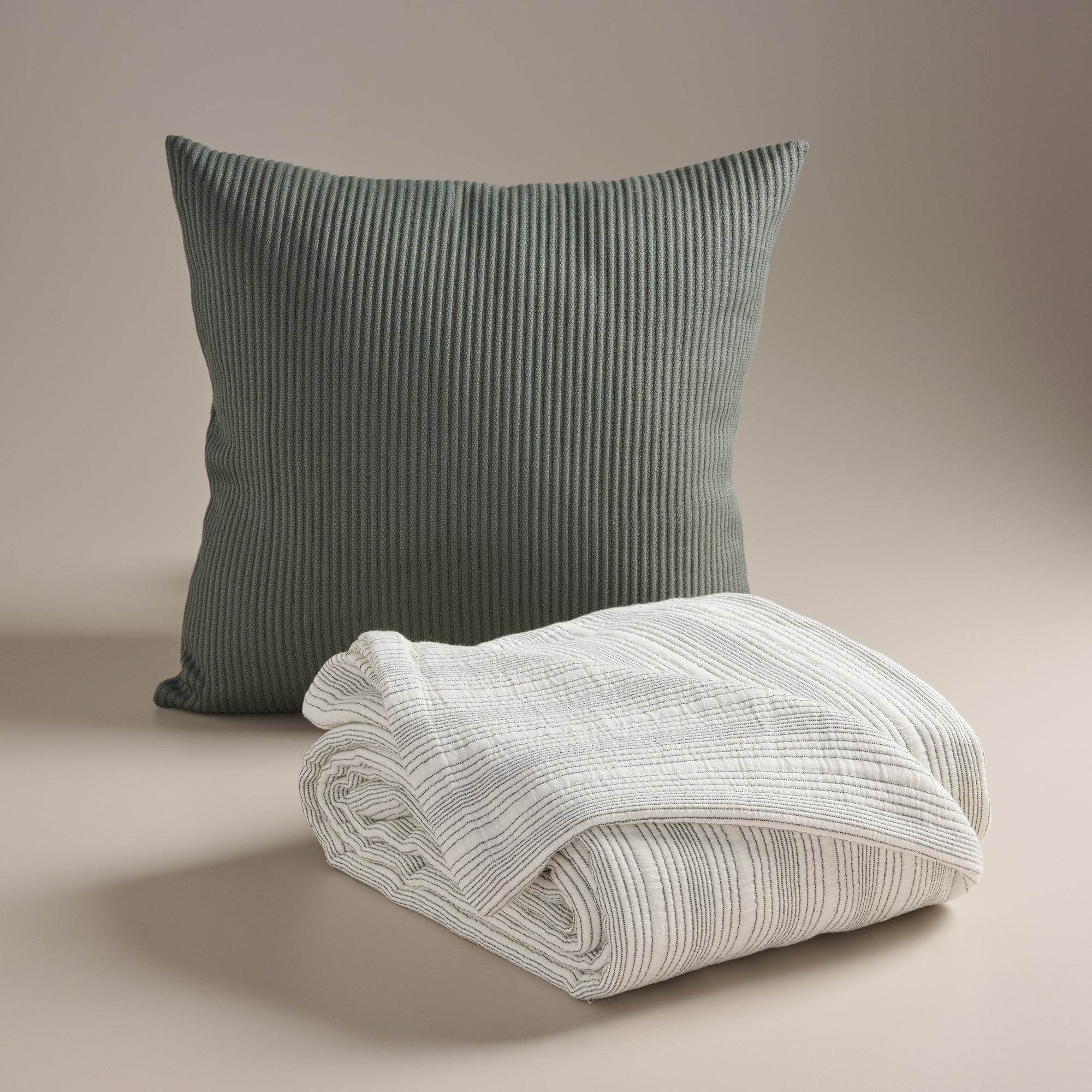 Pin Rib | Cotton | Bed Cover