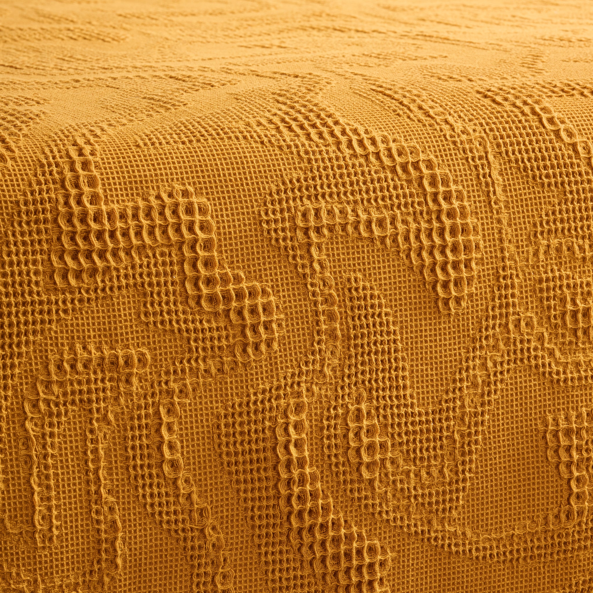 Damask | Cotton | Waffle | Bed Cover