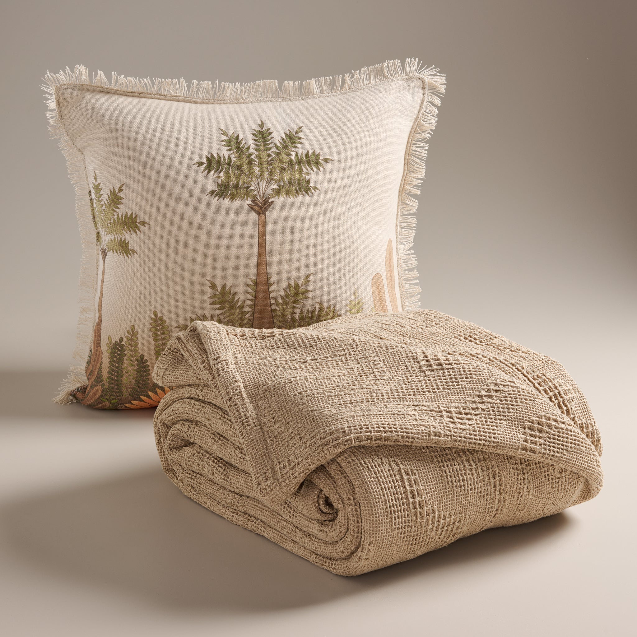 Damask | Cotton | Waffle | Bed Cover