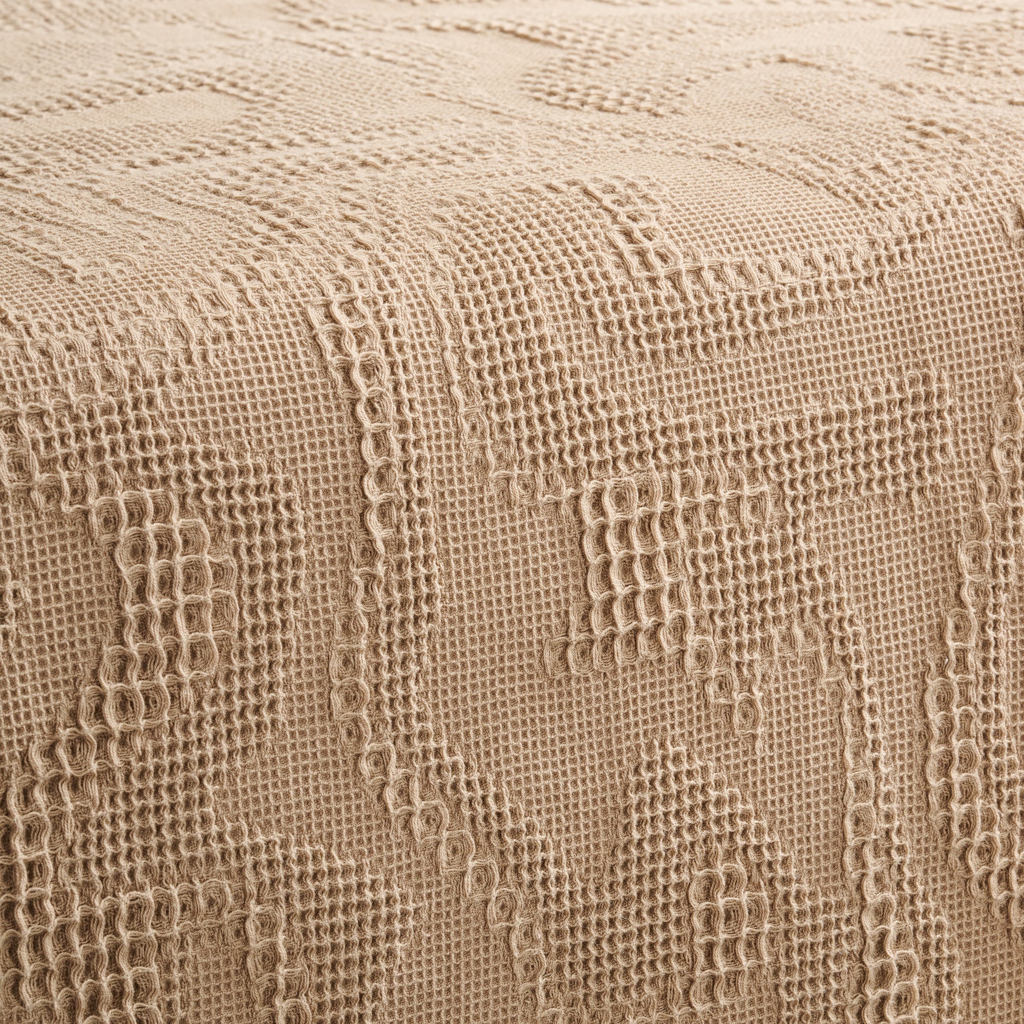 Damask | Cotton | Waffle | Bed Cover