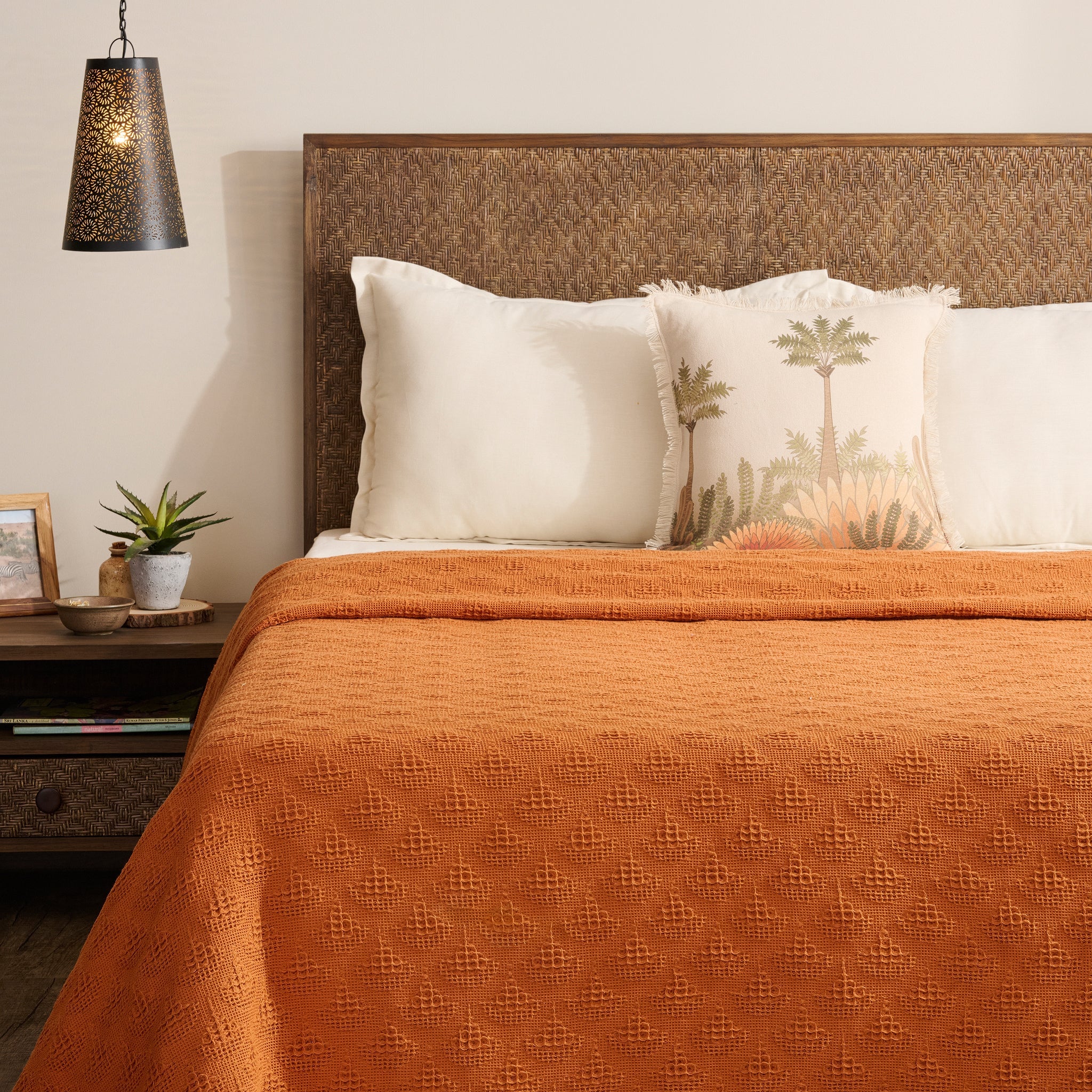 Pendant | Cotton | Waffle | Bed Cover