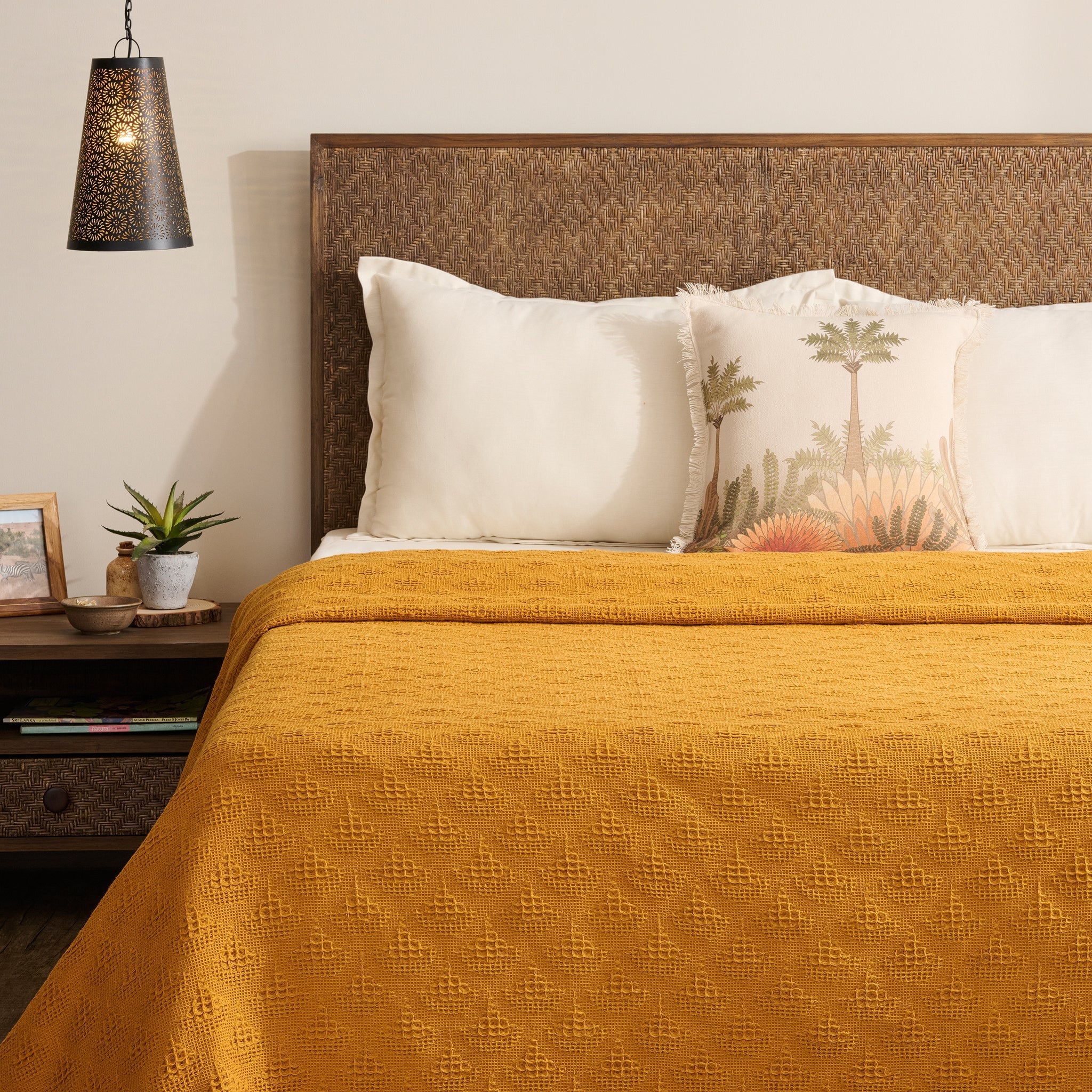 Pendant | Cotton | Waffle | Bed Cover - Product Image 