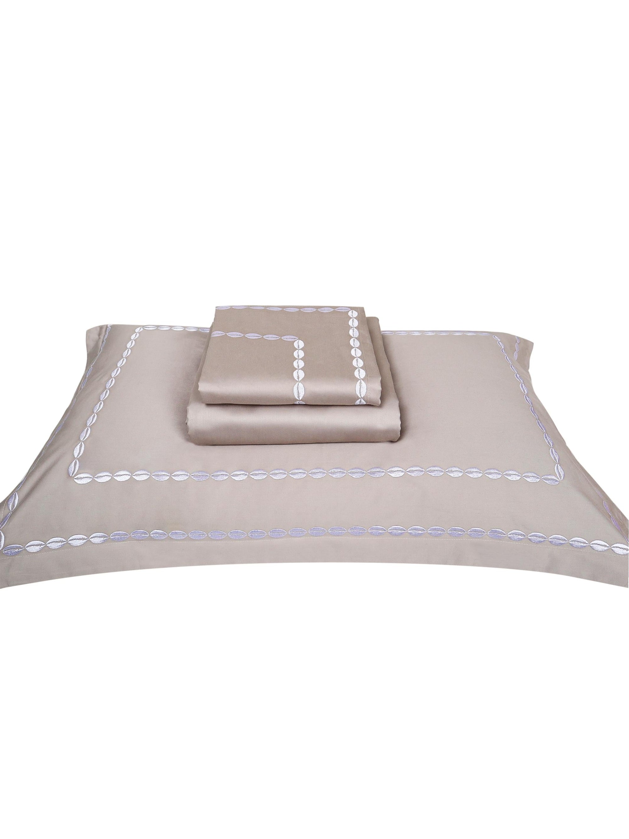 100% Cotton Bedsheet - Sea Shell