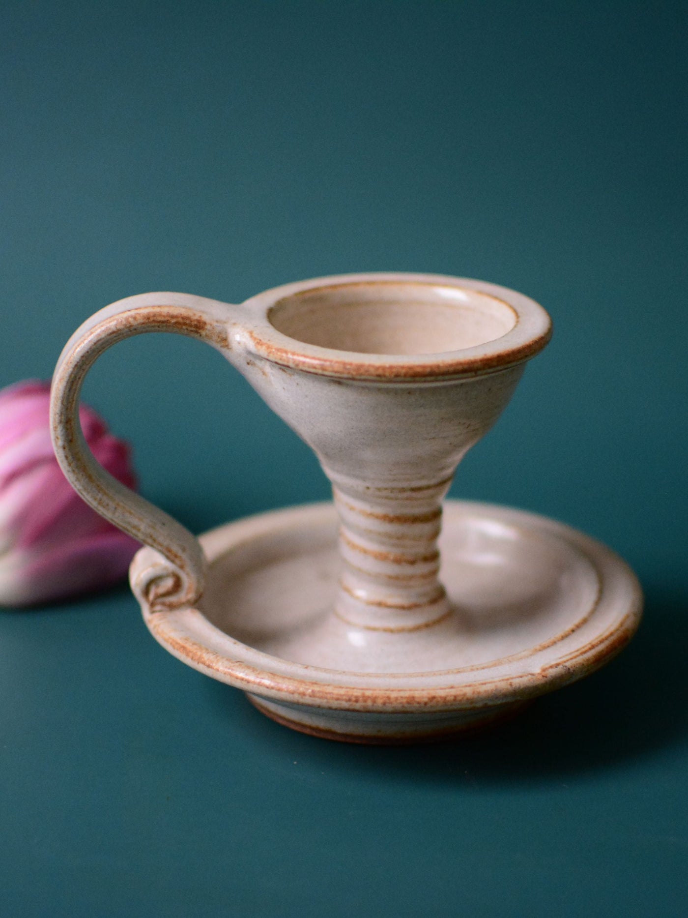 Beige Ceramic Dhoop Burner