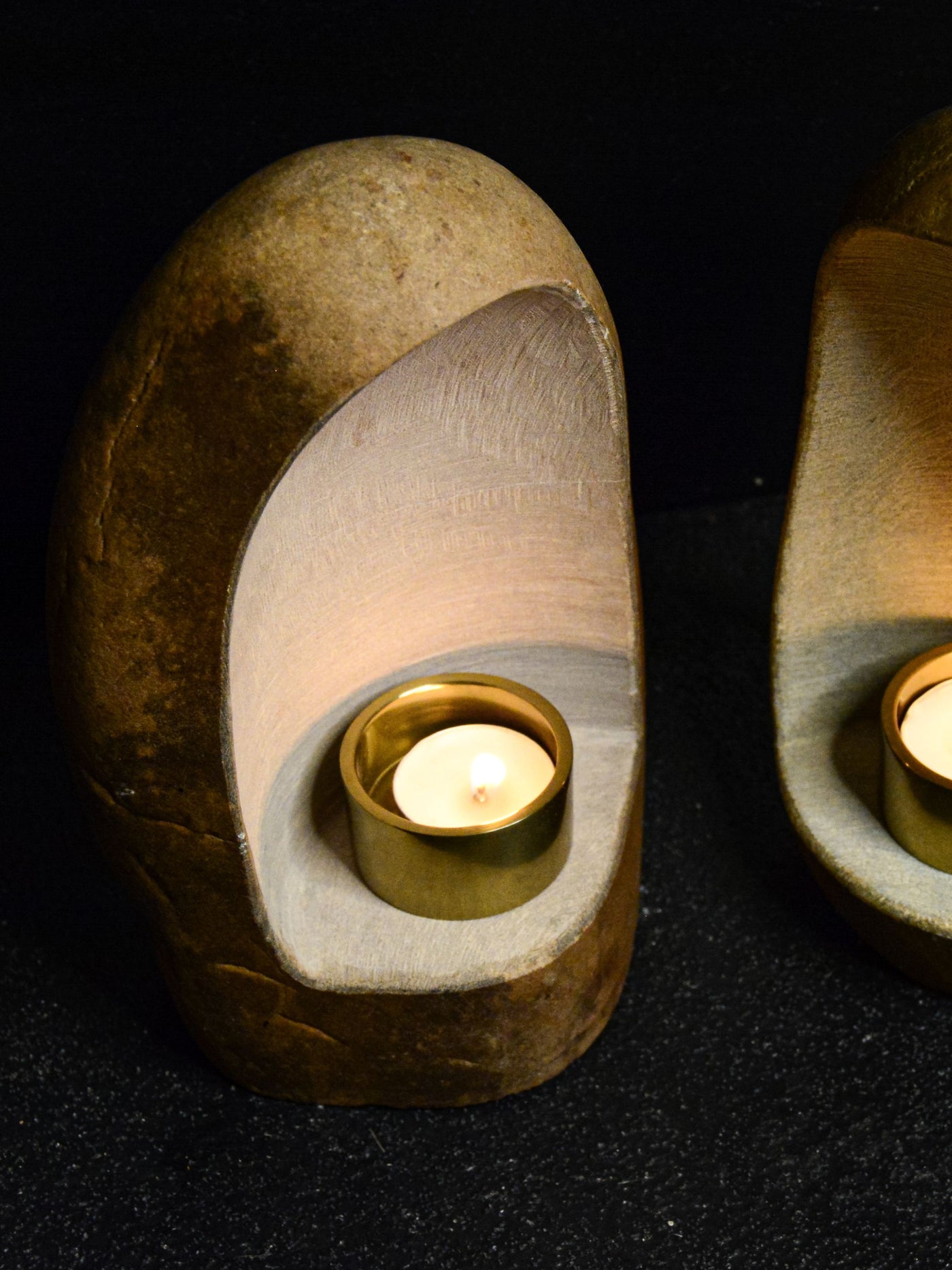 Beige Pebble Lamp