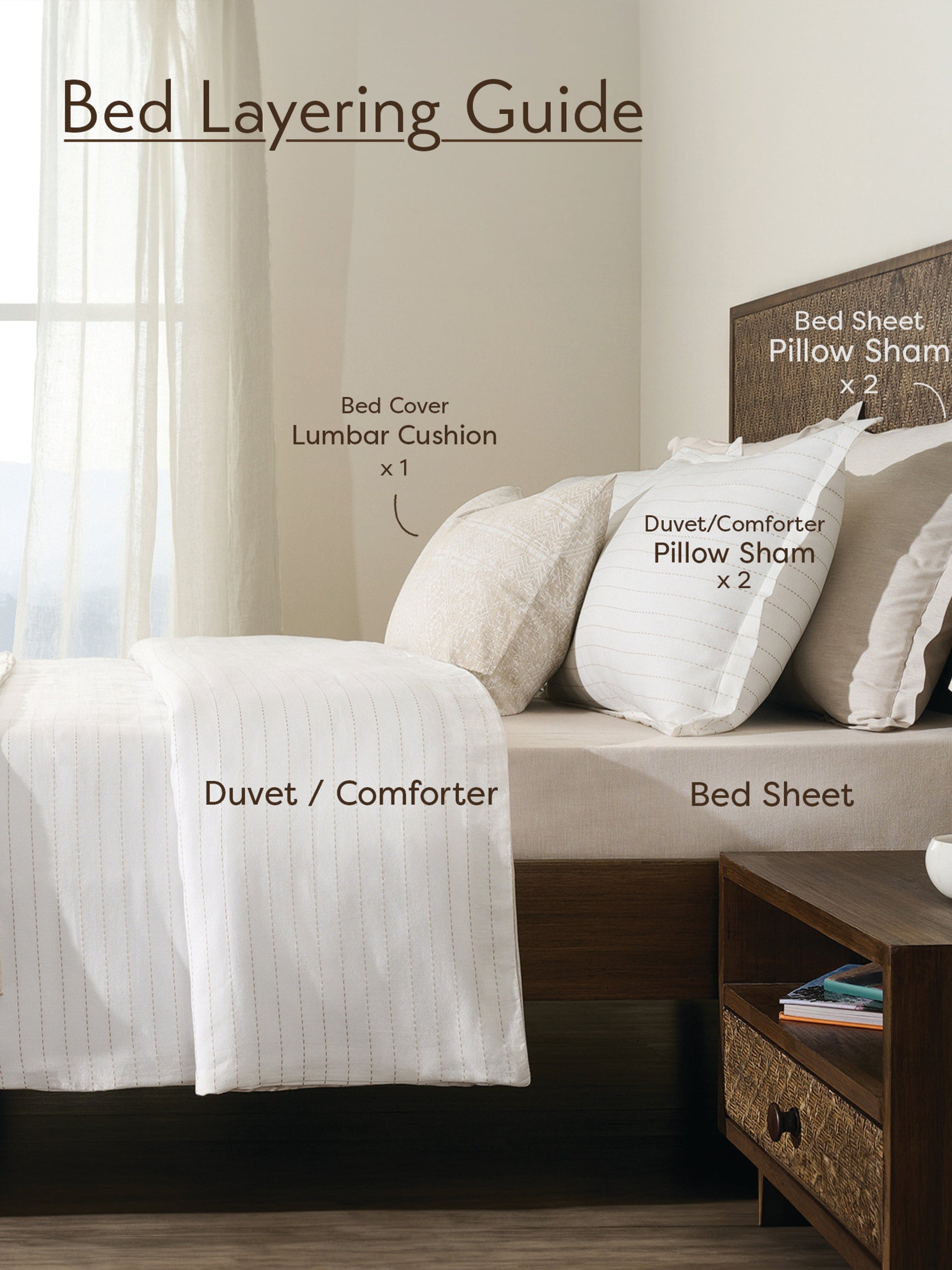 Birch Raindrop Cotton Bamboo Dobby Duvet Cover