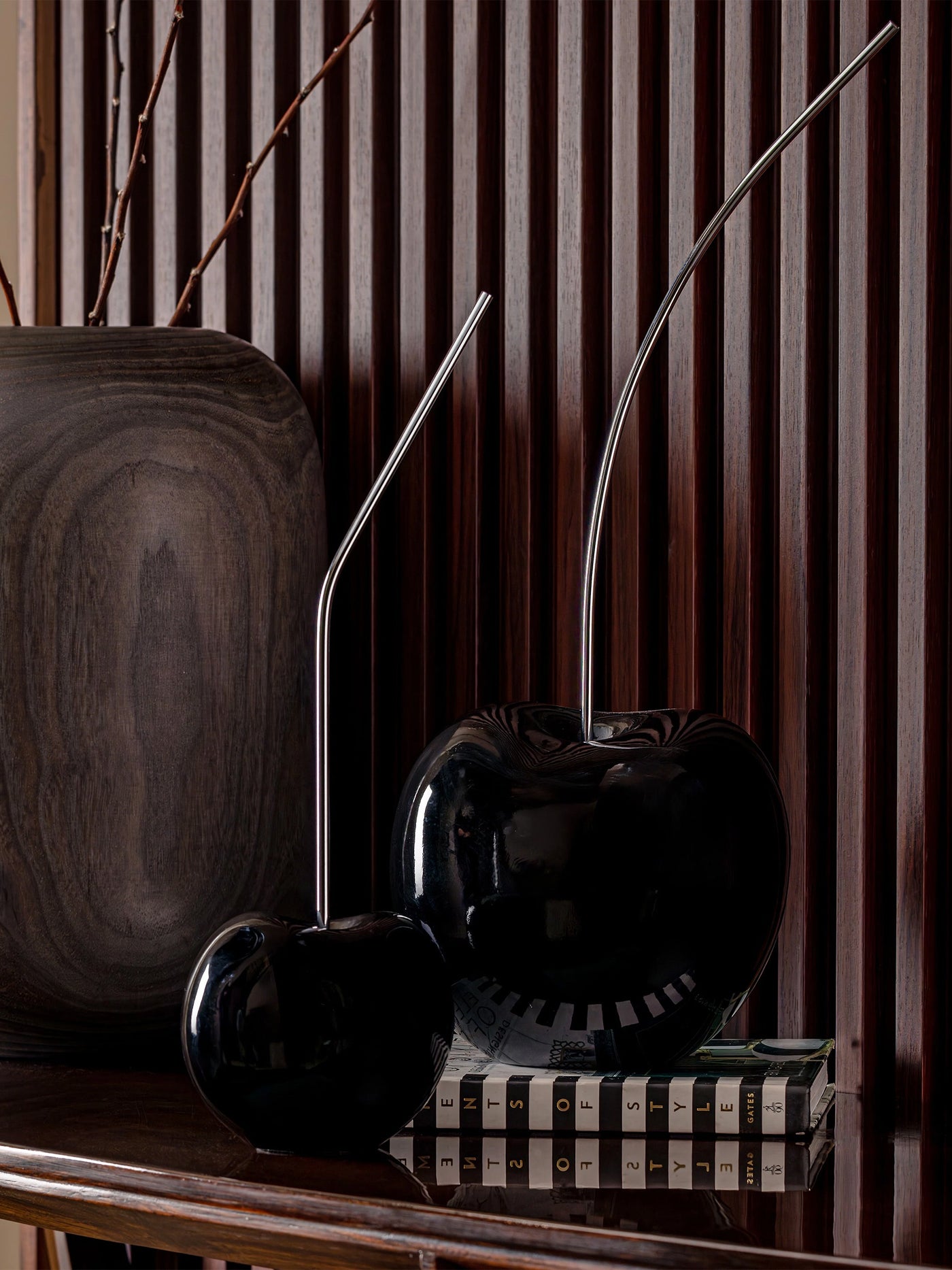 Black Cherry Decor Object Large