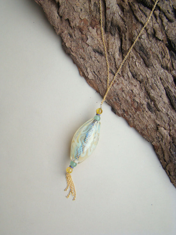 Bliss Amulet - Necklace Pearl
