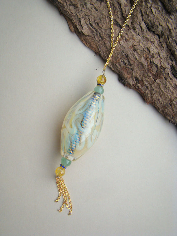 Bliss Amulet - Necklace Pearl