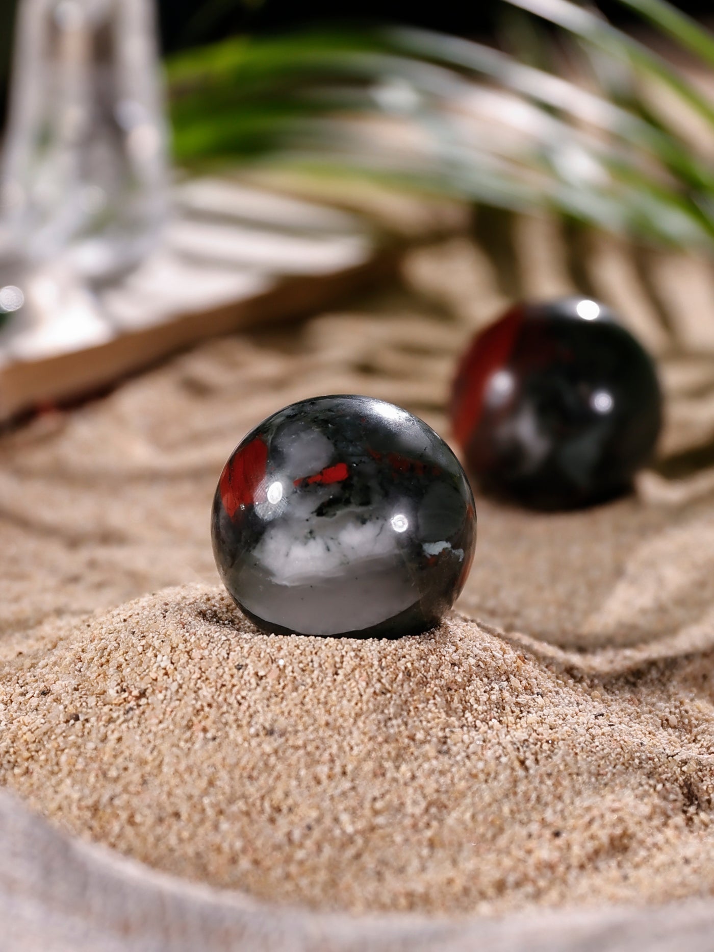 Blood Agate Sphere