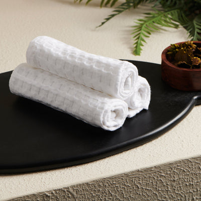 Bloom | Cotton | Waffle | Face Towels - Set of 2