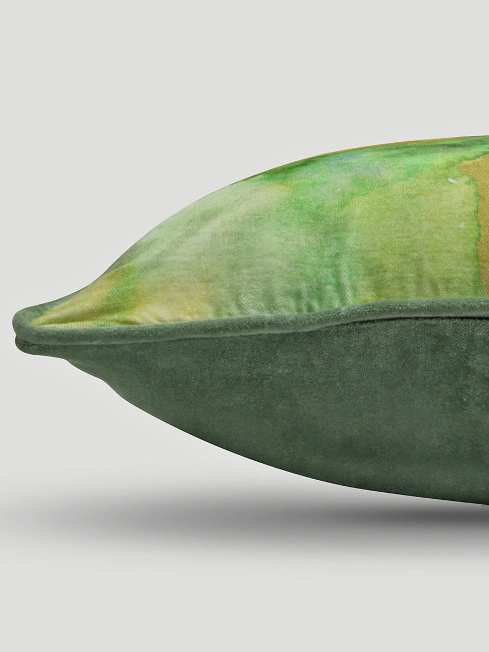 Bloom Olive Velvet Cushion Cover