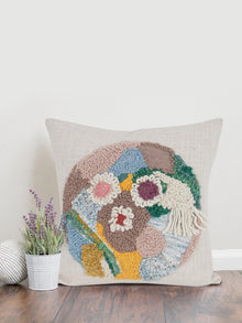 Cushion Cover - Blooming Cluster Embroidered