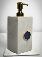 Marble Soap Dispenser with Agate